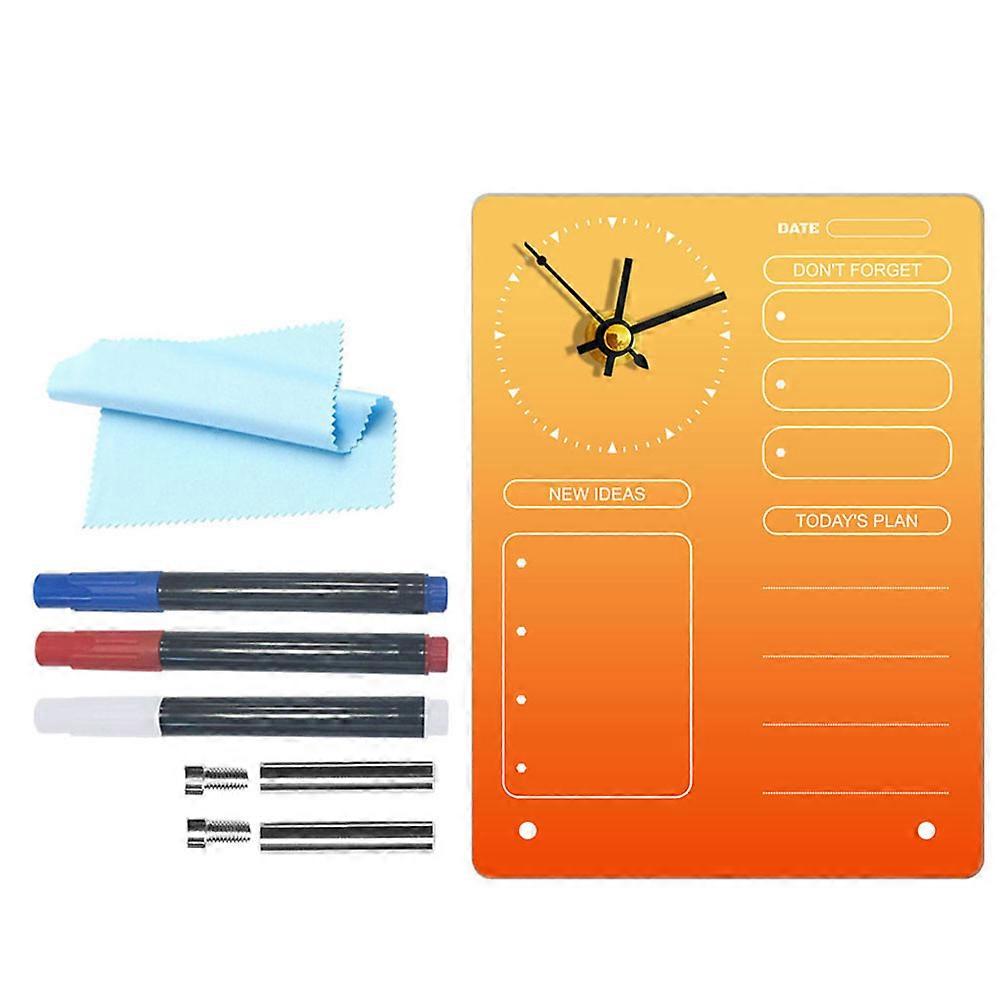 Office Planner Schedule Board Transparent Writing Board Upright Design For Home And Office 1Set