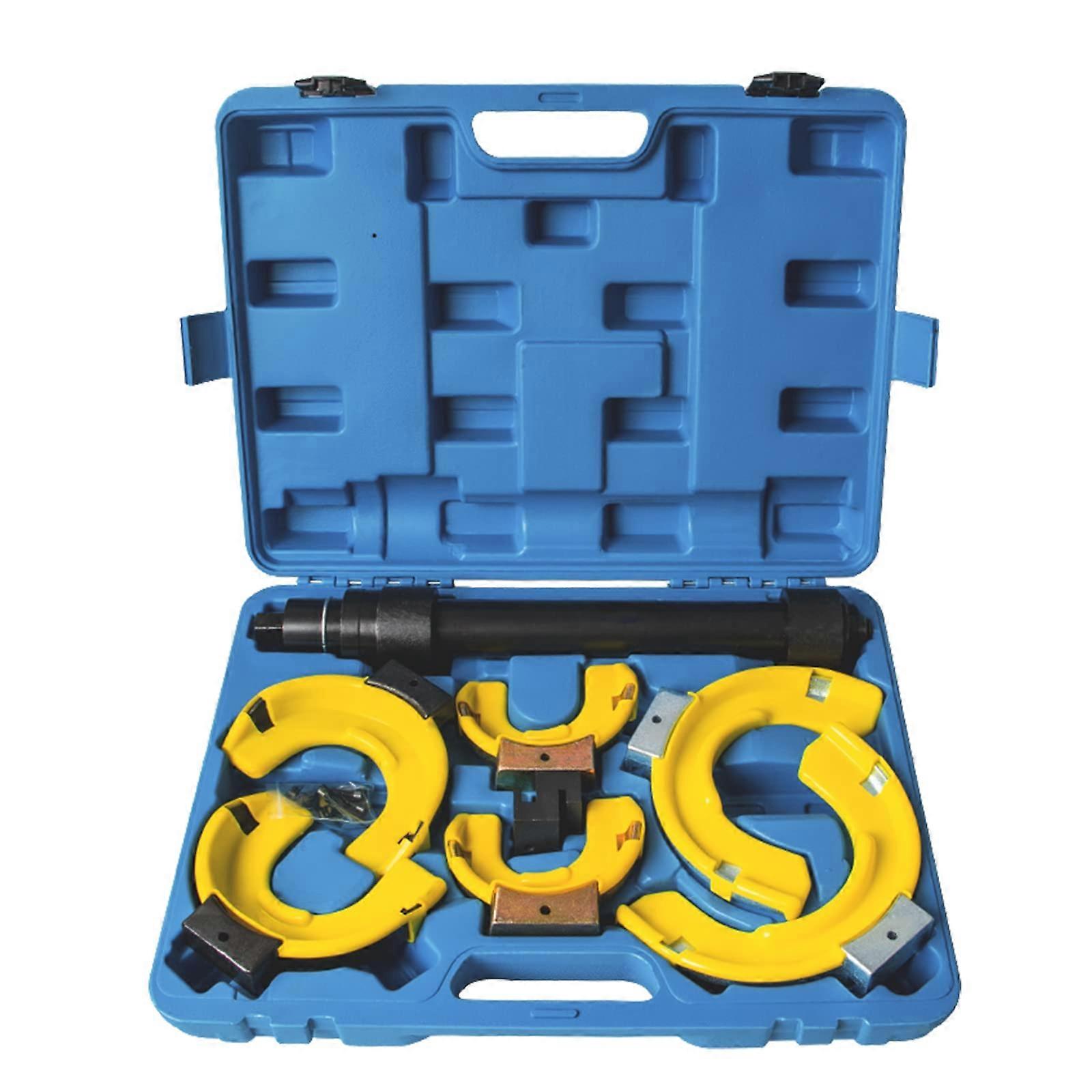 Universal spring compressor set for McPherson suspension strut systems tool