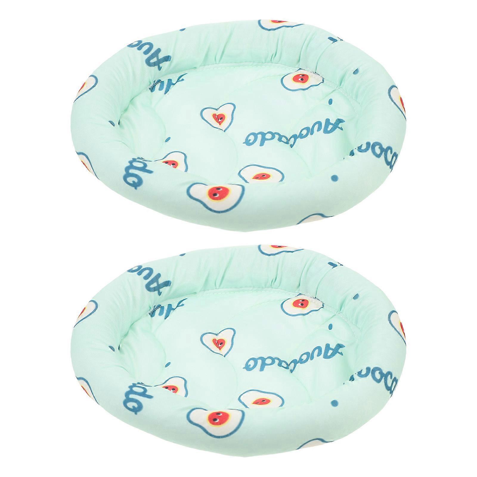 Pet Floor Cushion Cooling Mat for Hamsters, Guinea Pigs & Rabbits Comfortable Indoor & Travel Resting Pad for Small Pets