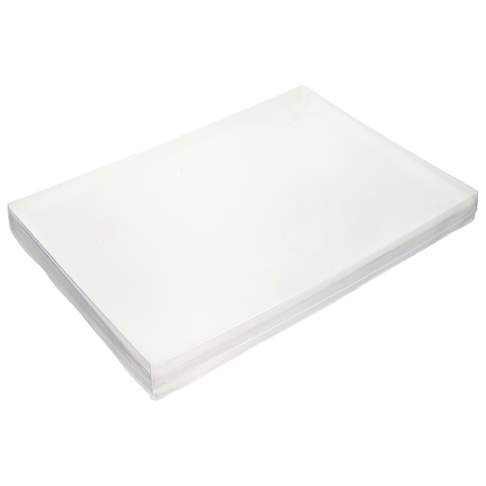 Here's a polished and professional product description based on your input:
**6pcs Transparent Jewelry Tray Covers – Dustproof Protector for