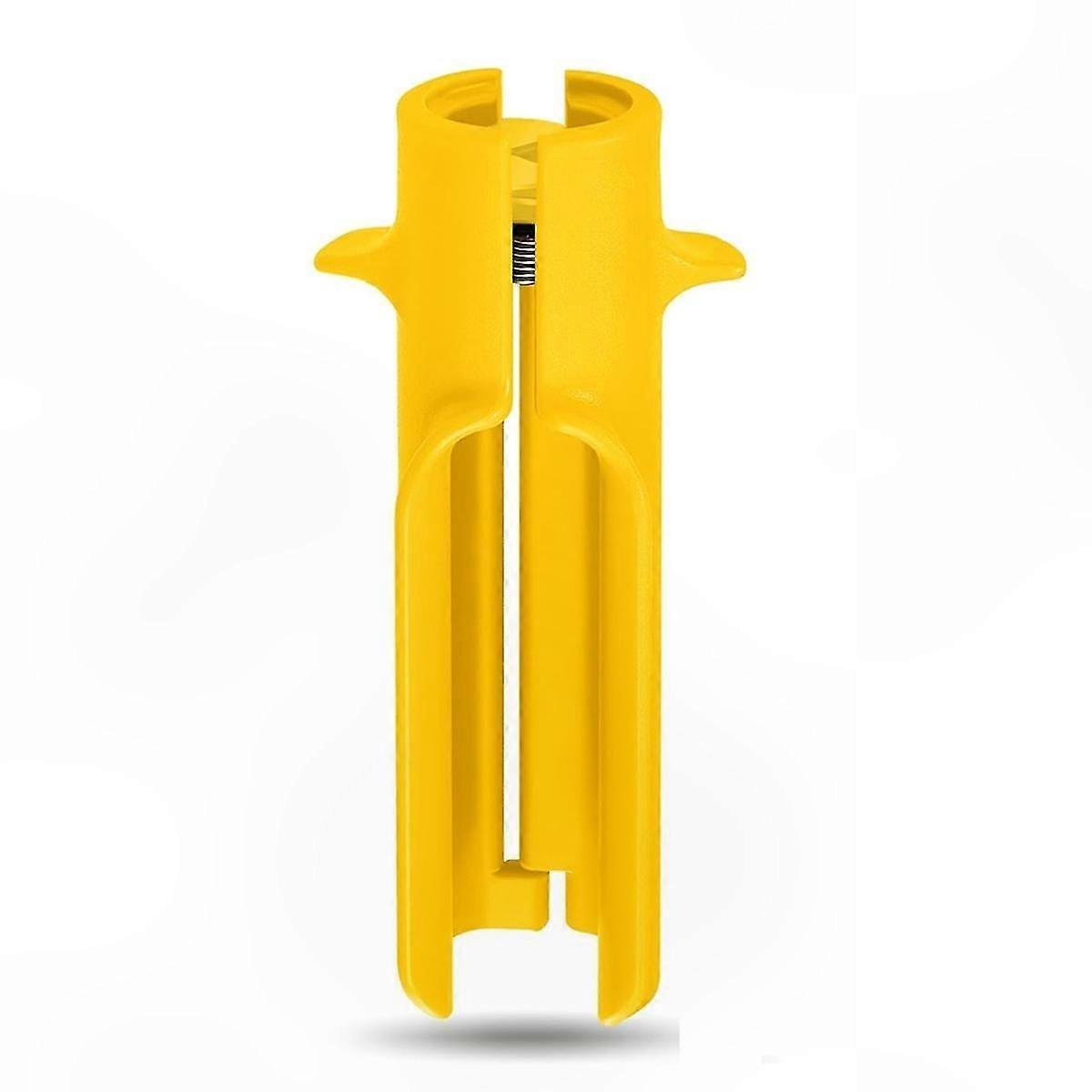 Garden Pruning Tool for Rose Thorns - Plastic Shears with Yellow Handle