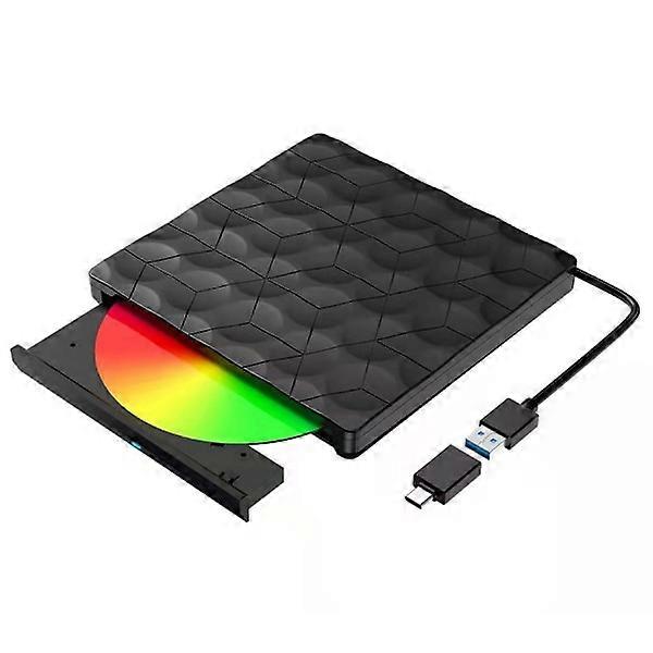 Portable External CD/DVD Drive, USB 3.0 CD/VCD ROM Burner