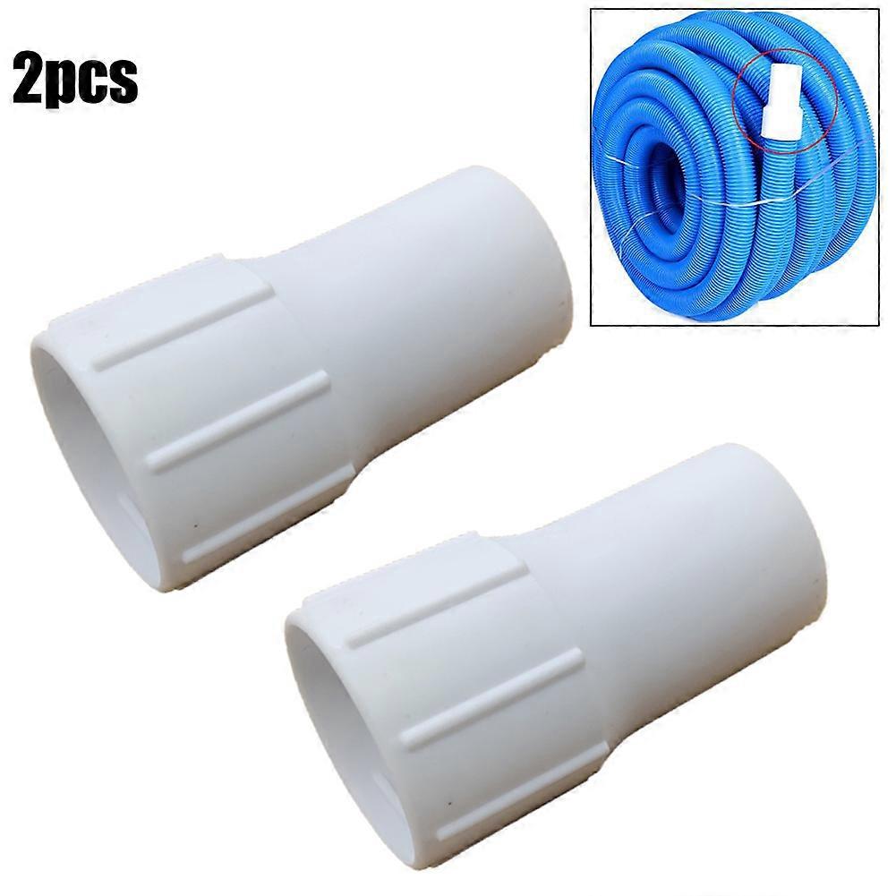 2 X Swimming Pool Hose Connector Pool Hose End Cuff Left Hand 38mm For Pool Vacuum Hose 38mm Threaded Suction Pipe