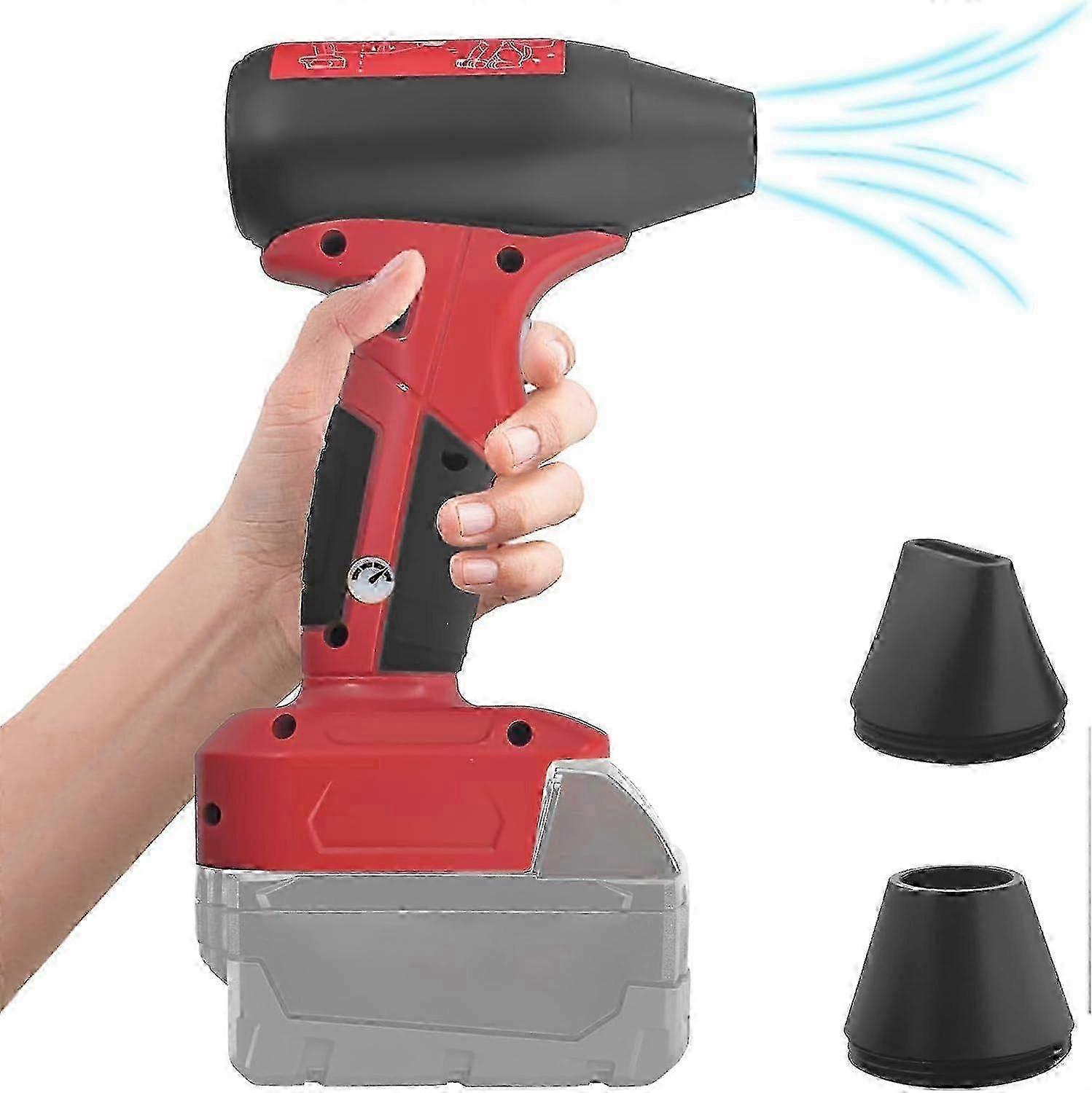 Komprimiertes Turbogebläse für Milwaukee M18 18V Batterie, Jet Fan 4-stufig max 130000RPM