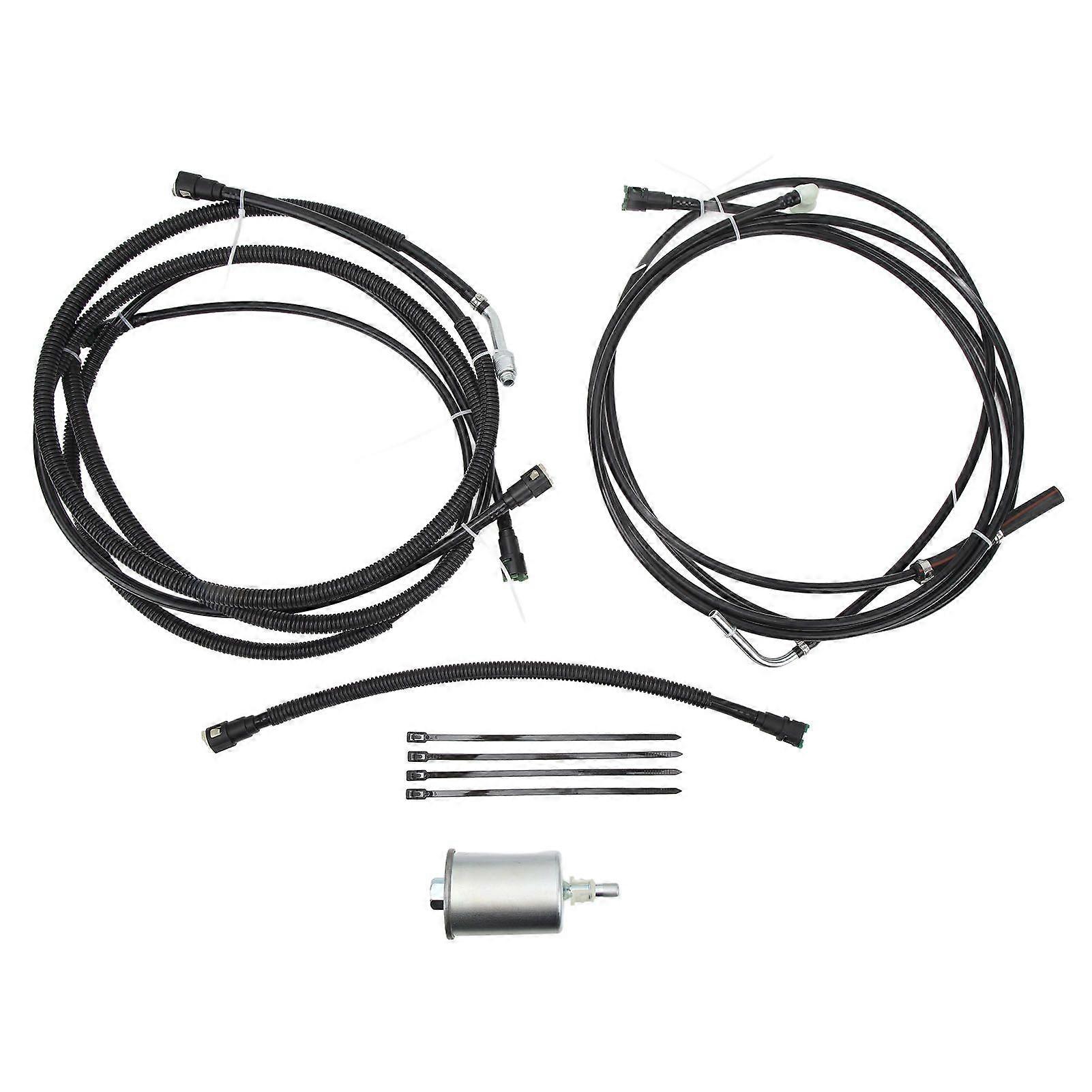 Nylon Flex Fuel Lines with Filter Replacement FL FG0810