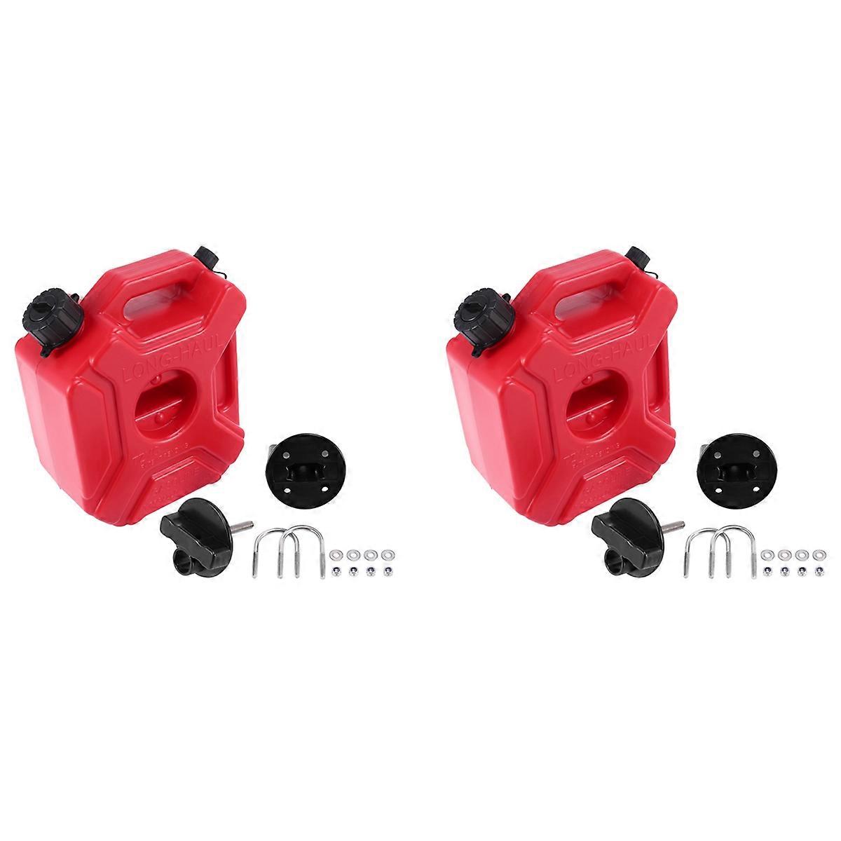 2X 3 litri serbatoio carburante in plastica serbatoi di benzina di ricambio taniche benzina contenitore olio carburante - per moto a