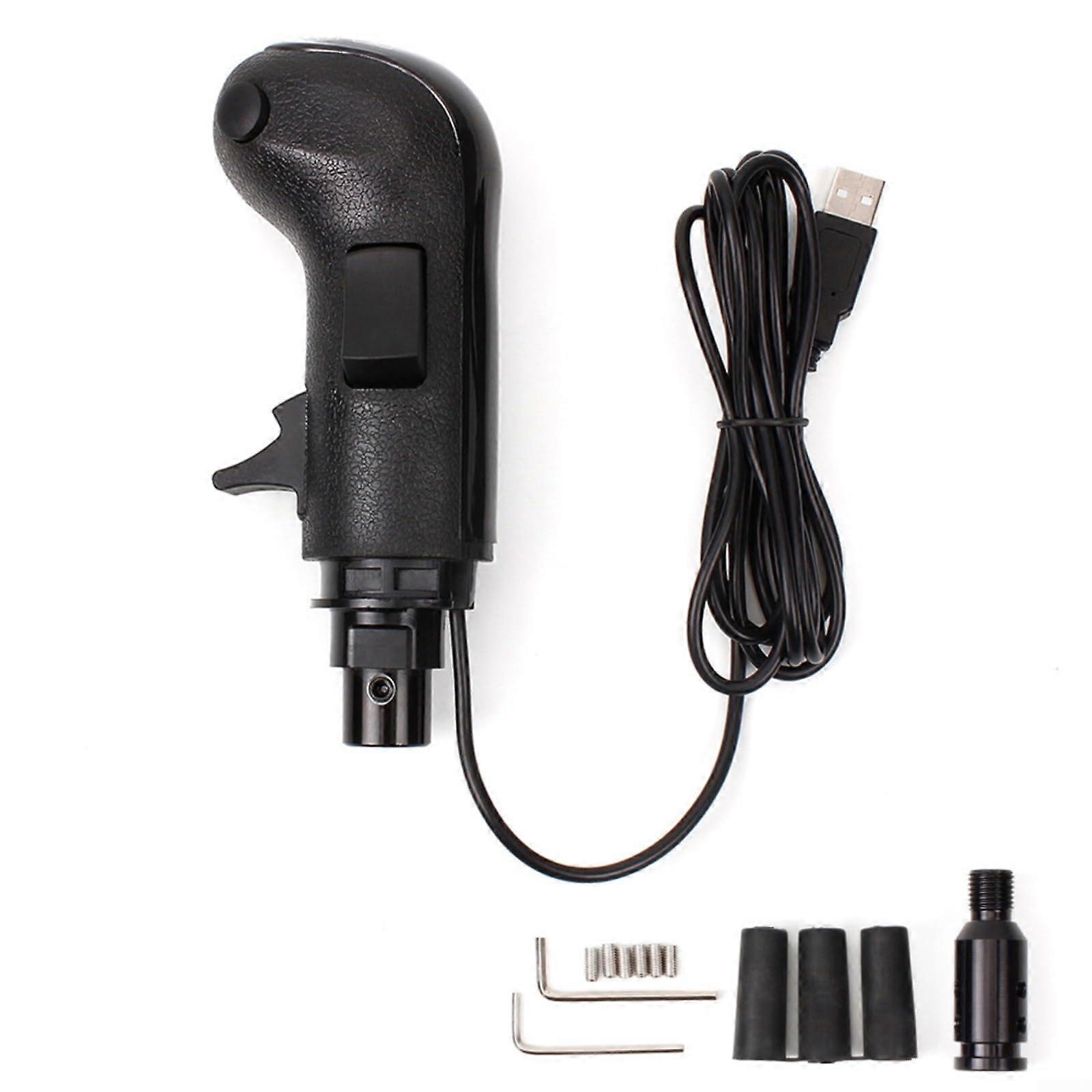 Gamer's Essential USB Compatible Racing Gear Shift Knob for Logitech Models with Flexible Controls and Ergonomic Design