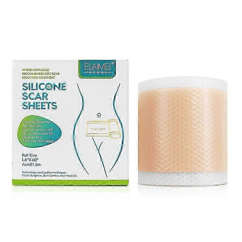 Reusable Silicone Scar Patch Roll, 1.5m Long, for C-Section Scars and Keloids