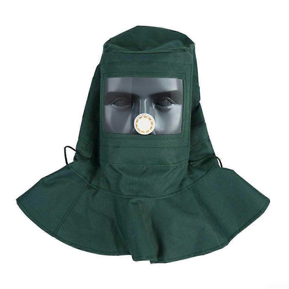 Innovative Face Shielding Solution Sandblasting Hood Custom-Fit For Rugged Applications Compatible With PC Lens