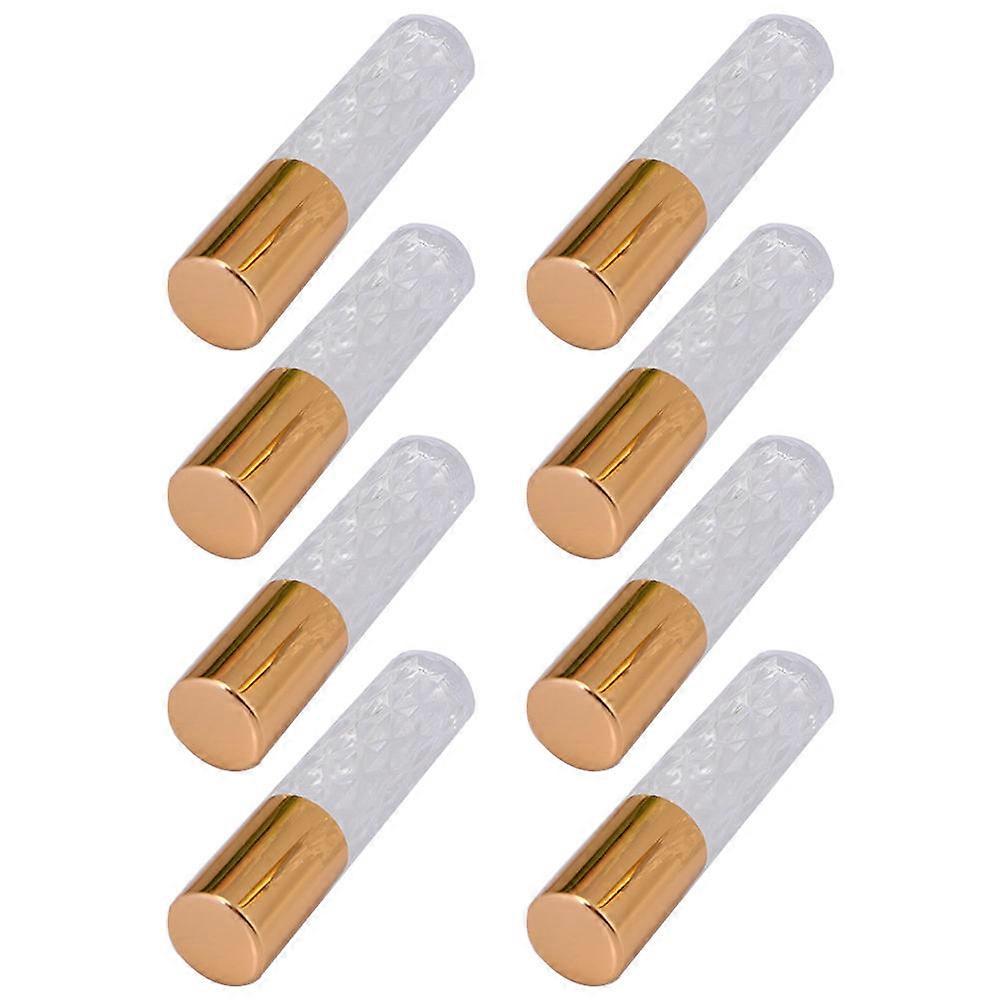 Roller Bottles For Essential Oils 8Pcs Glass Containers For Beauty Salons Travel Featuring Massage Functionality Assorted Colors
