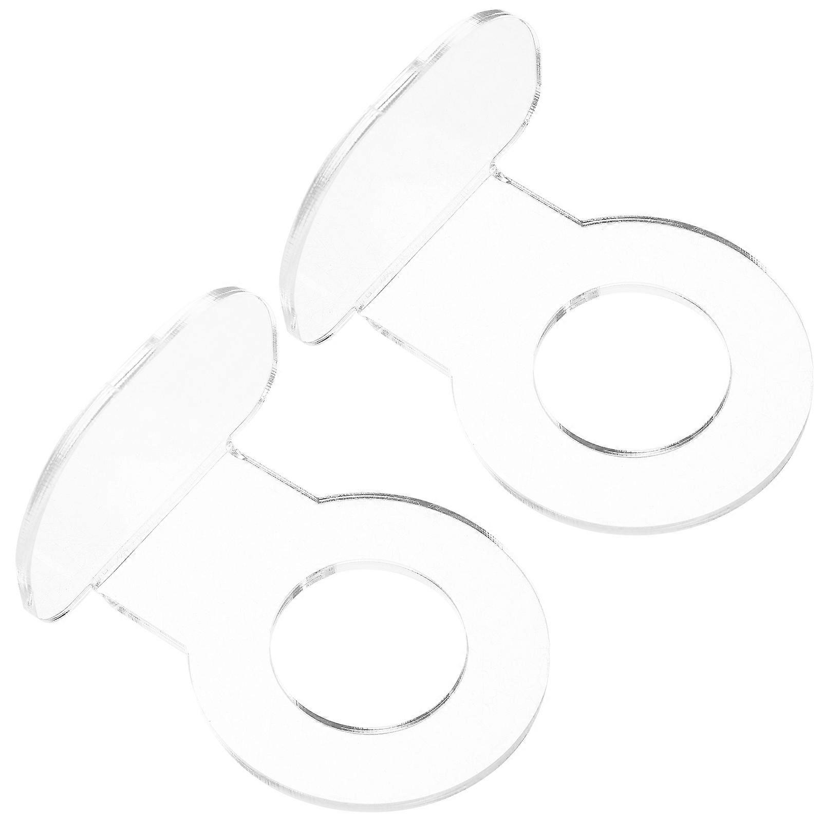 Transparent Acrylic Wall Mount Shelf for Display 2 Pack Strong Support Frame for Sports Balls