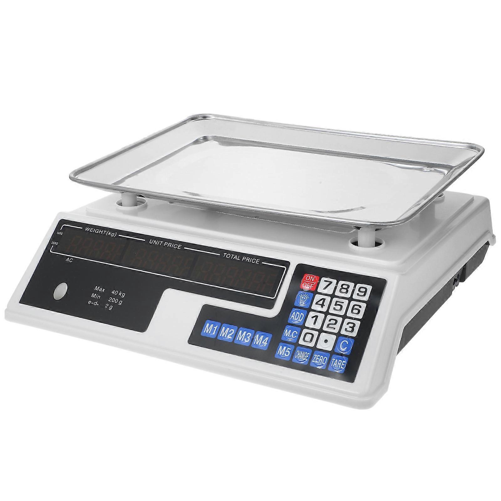 Performance Food Scale For Commercial Use Square Shape High Precision Measurement 1Pcs