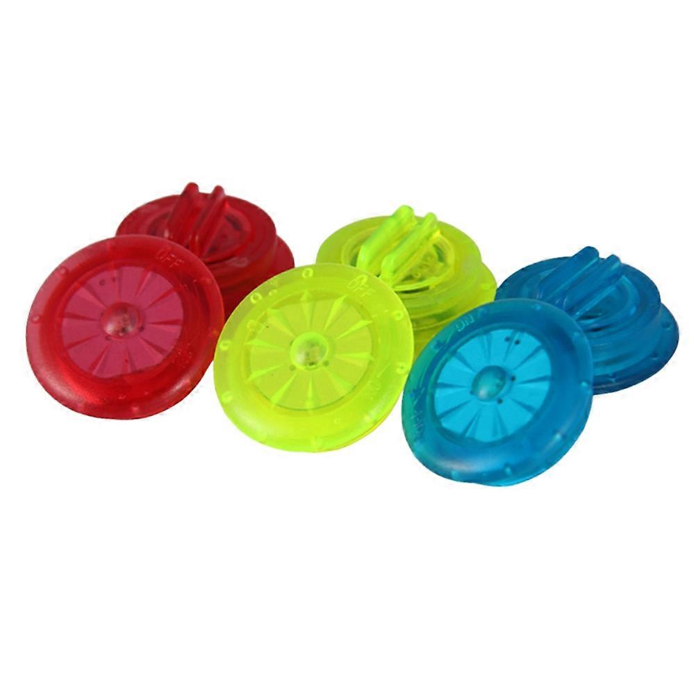 9Pcs Bike Mini LED Spoke Light For Night Cycling And Riding In Assorted Color With Flash Function
