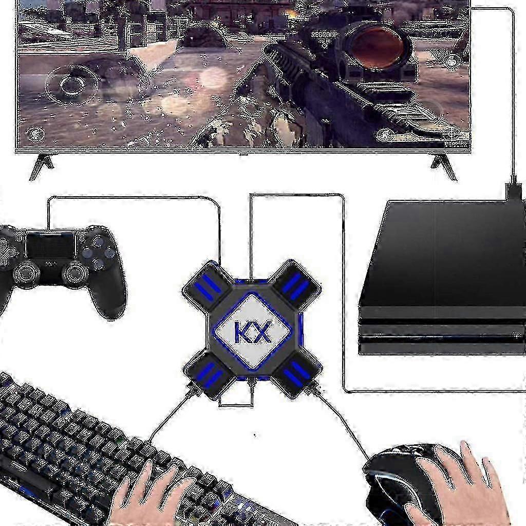 Supports Ns/ Ps5/ Ps4 / Ps3 / X Series ,keyboard &mouse Adapter