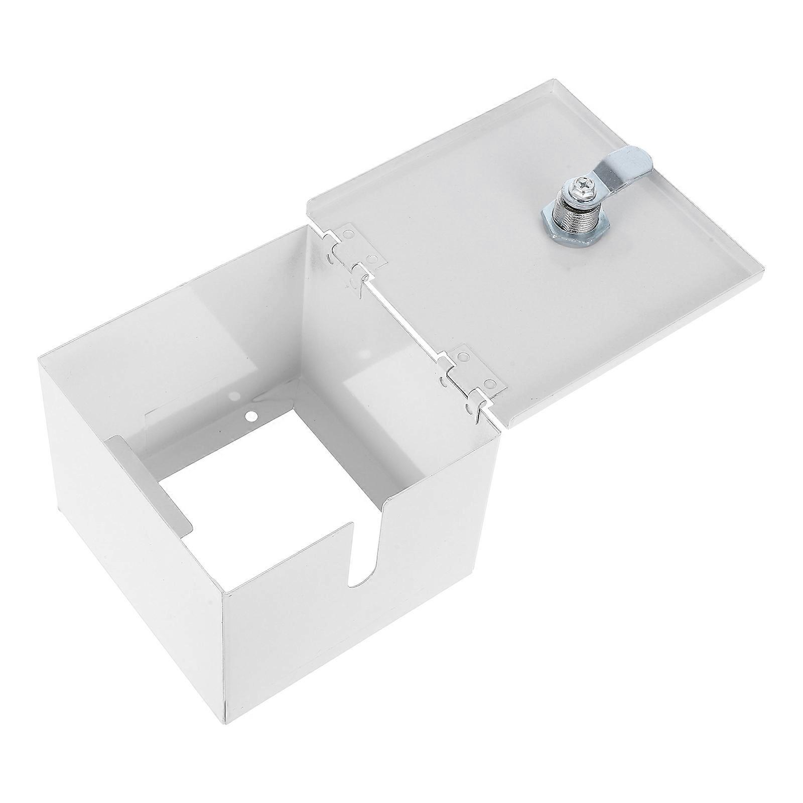 Lockable Weatherproof Socket Box with Iron Type Receptacle for Outdoor Electrical Use – Durable, Safe, and Stylish Design for Homes, Parking Lots,