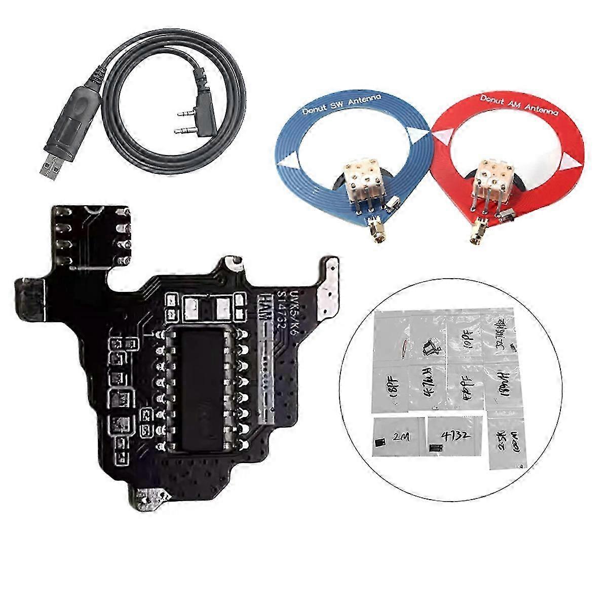 SI4732 Kurzwellen-Funkmodul+Programmierkabel mit 2XAntenna hwy
