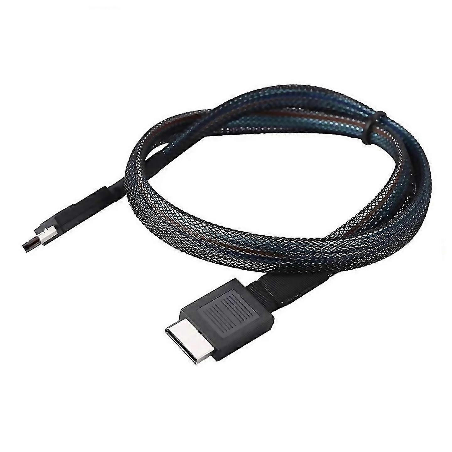 For pcie40 mini sas cable 24gbps oculink data extension cable sff8611 to sff8611 server data