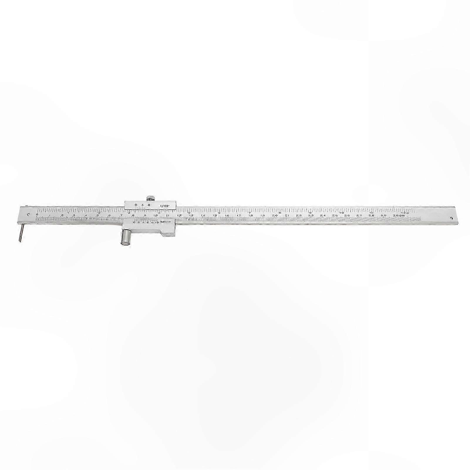 Precision Stainless Steel Caliper with Carbide Tip 0-300mm Multifunction Measuring Tool for Scribing and Line Drawing