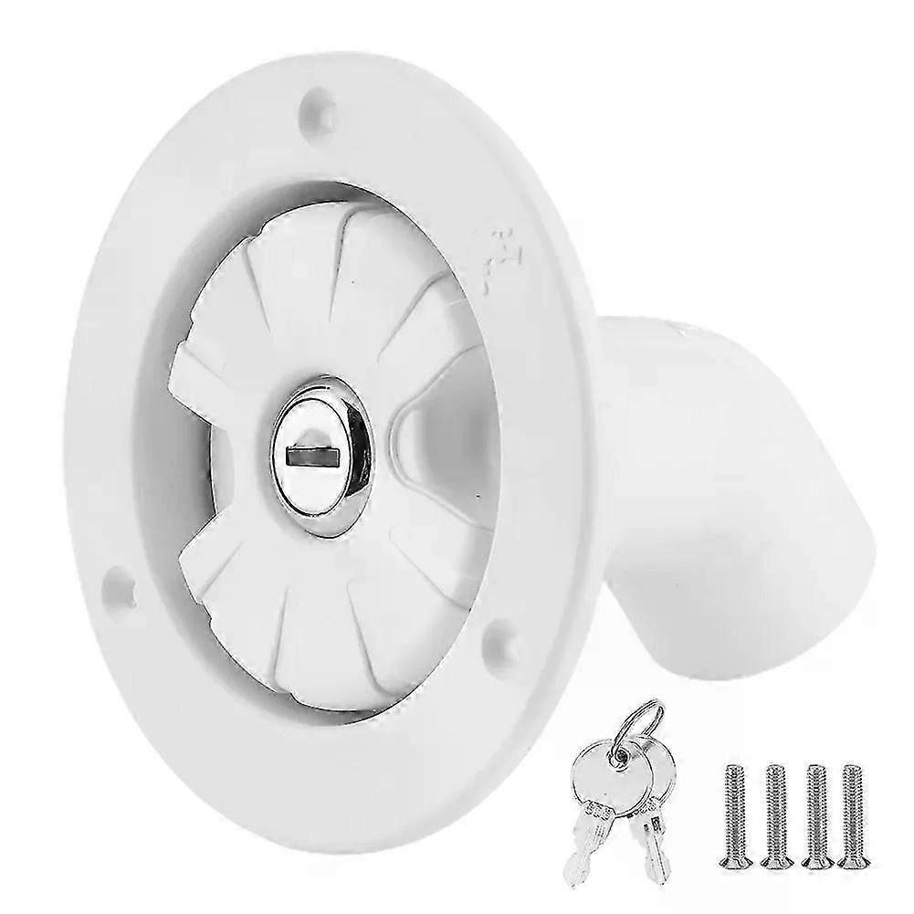 Water Filler Water Filling Port Rustproof Lockable Leakproof with 2 Keys for Boat Trailer hwy