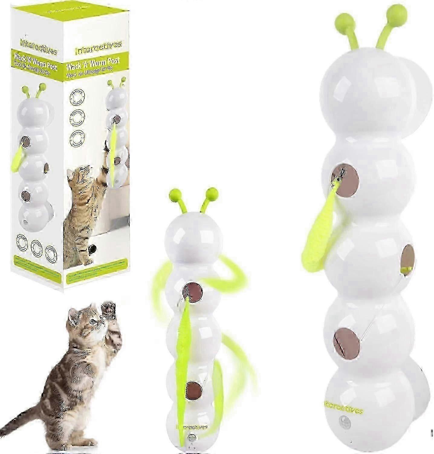 Caterpillar Smart Cat leksak Interaktiv Caterpillar Cat leksak för innekatter