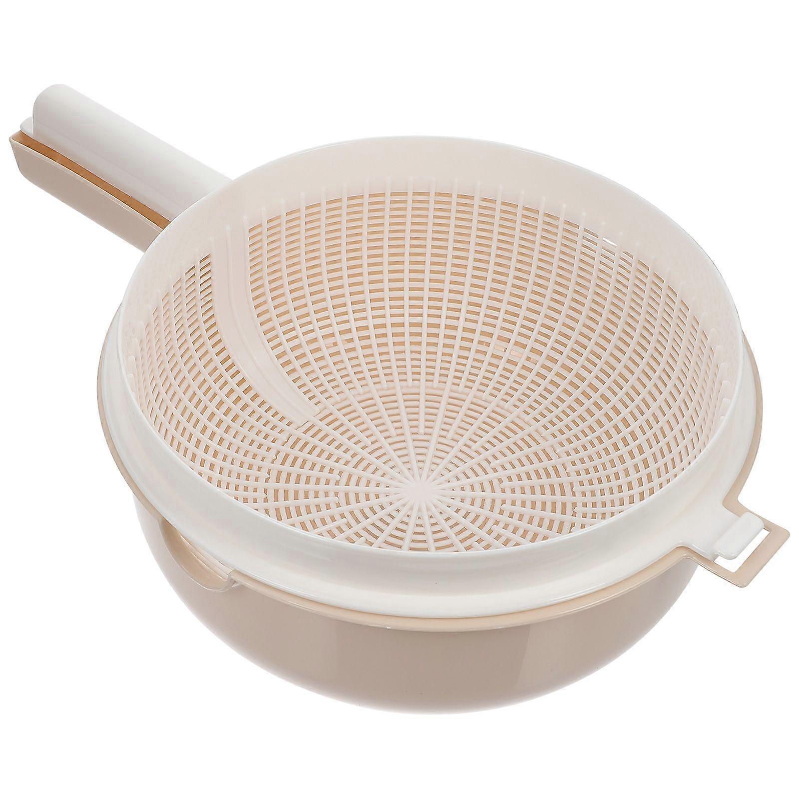 Kitchen Colander Bowl Handle Vegetable Strainer Kitchen Strainer Wash Basket
