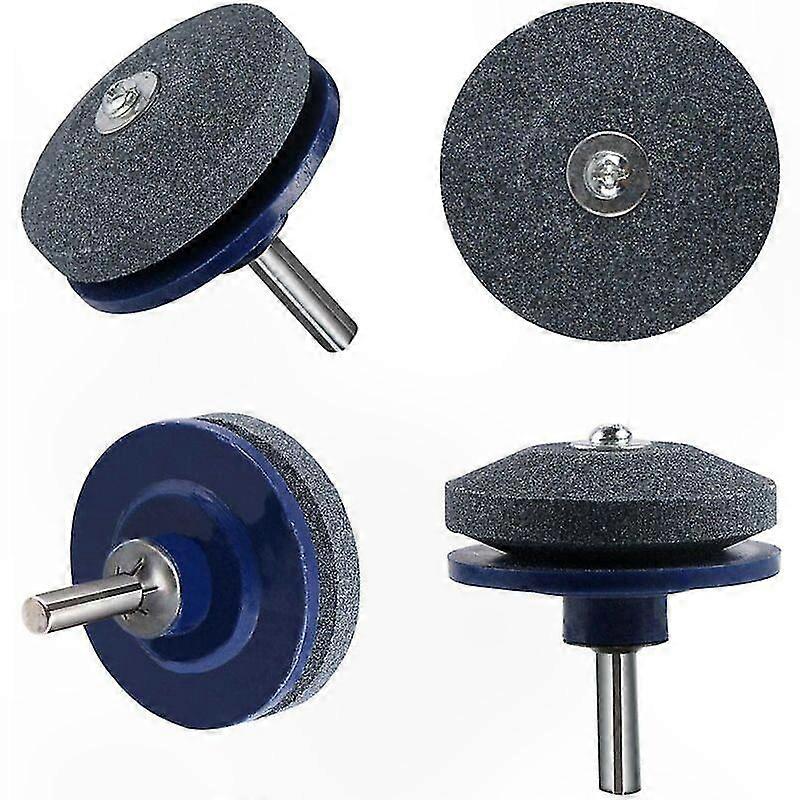 Replacement Lawn Mower Blades, 4-Pack, Universal Fit with Drill Sharpener Tool