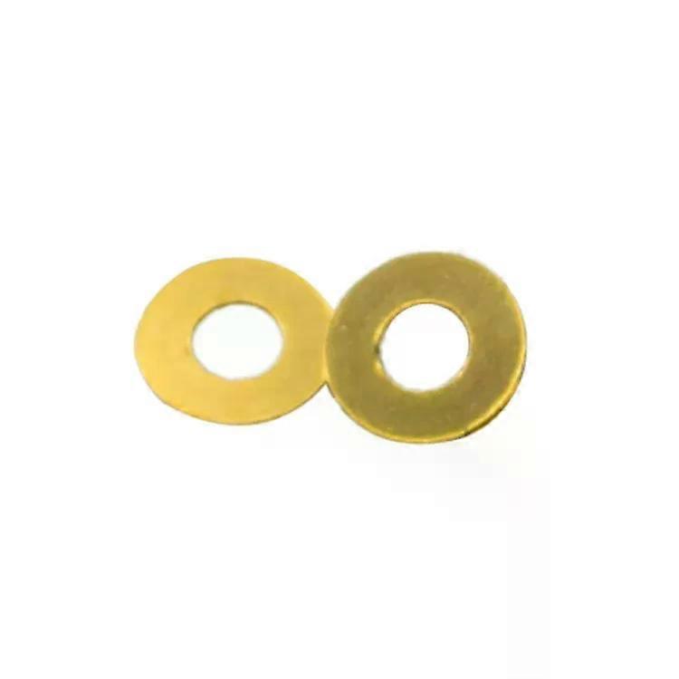 2PCS Brass Washer Copper Cushion Pad Metal Gasket Shim for Spyderco C81 Paramilitary 2 /Para 3 C223/Yojimbo 2 C85 Folding Knife