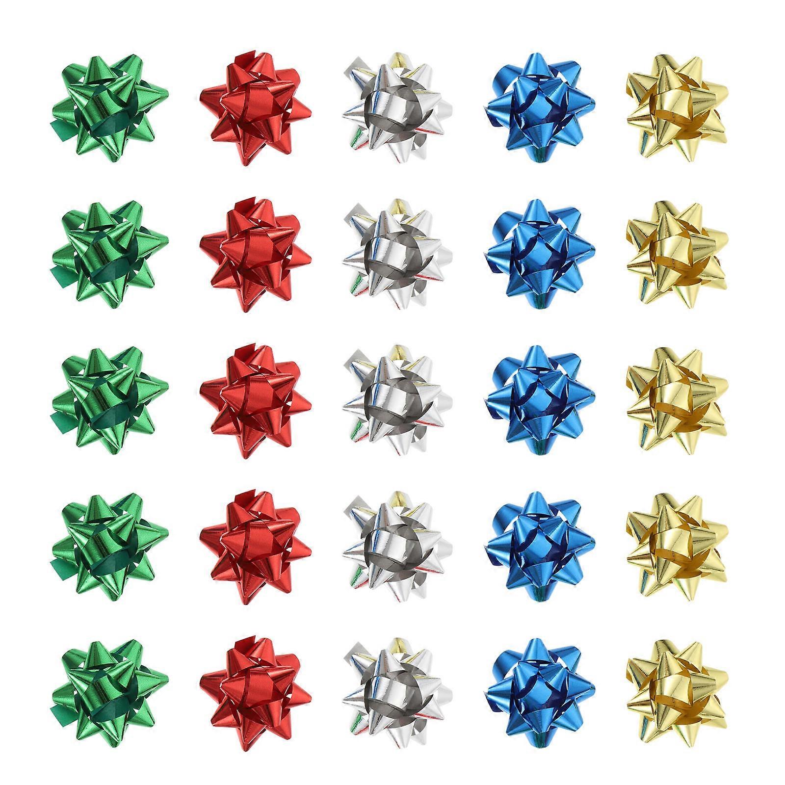 Flowers Decorations Holiday Party Birthday Party Assorted Color Pp Material Self-Adhesive 100Pcs