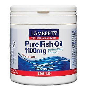 Lamberts Pure Fish Oil 1100mg 120 capsules - 4 Pack