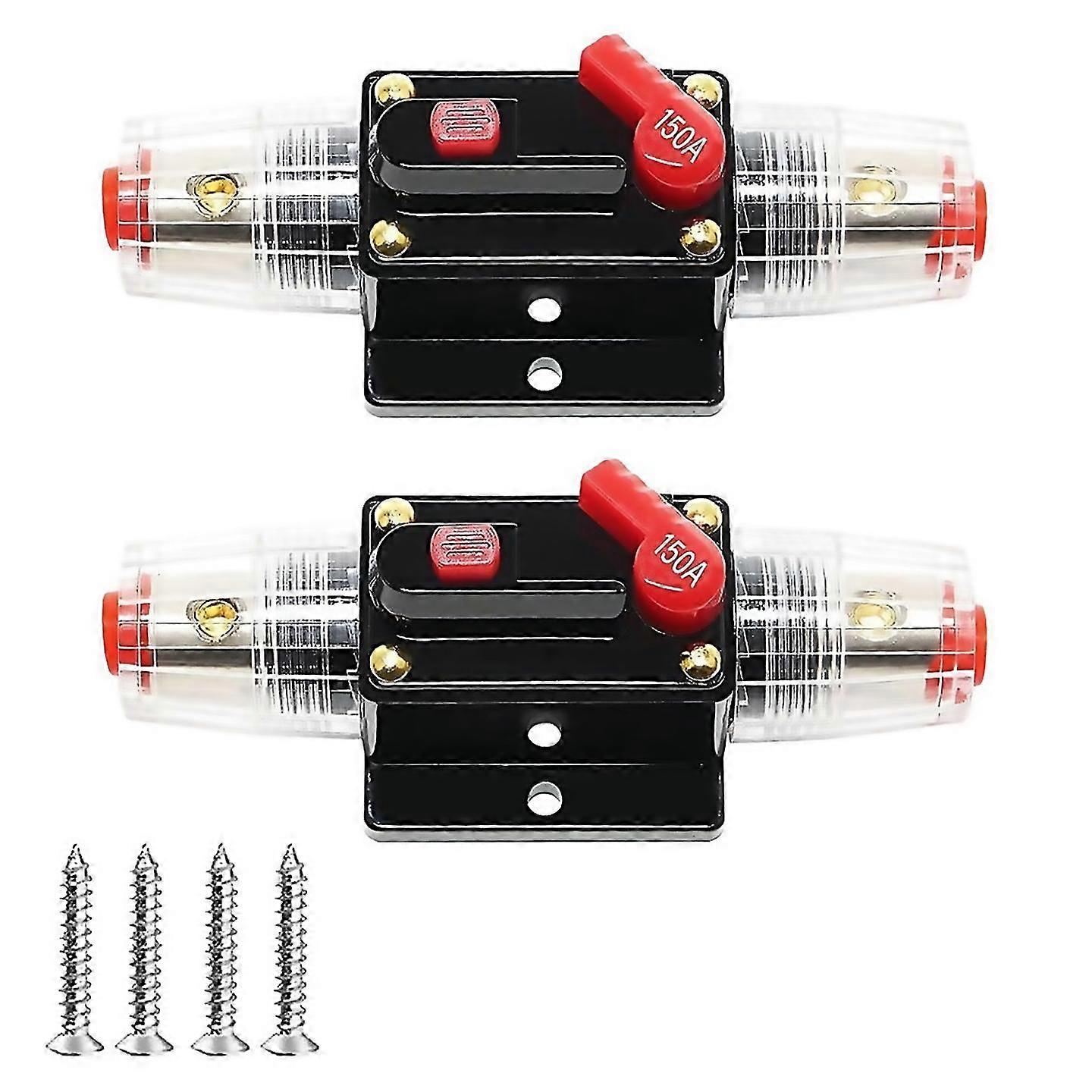 For 150a Audio Inline Circuit Breaker With Manual Reset 1224v