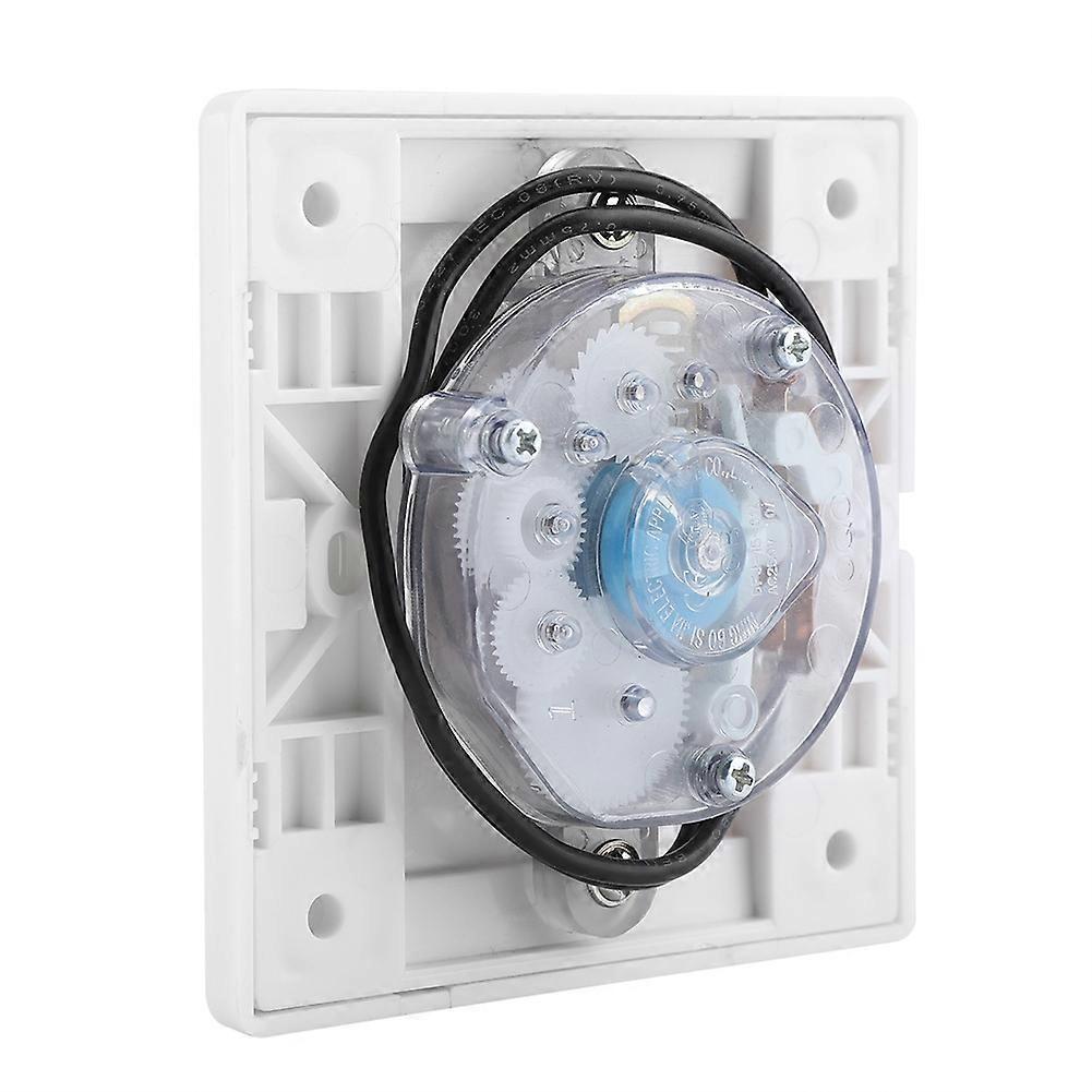 220V 30-Min Mechanical Countdown Timer Switch, 85x85x48mm