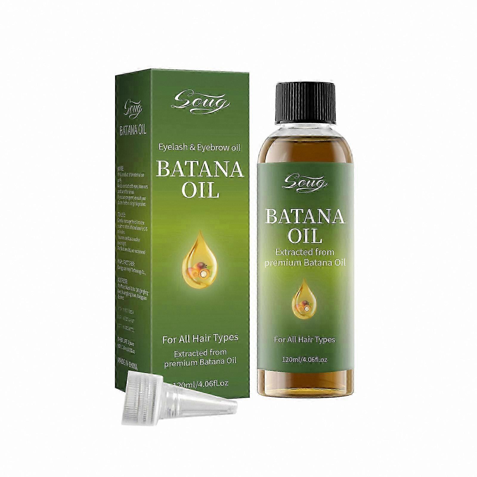 Huile de Batana naturelle pure pour les cheveux, les cils, les sourcils et le corps Solution de traitement multi-usage