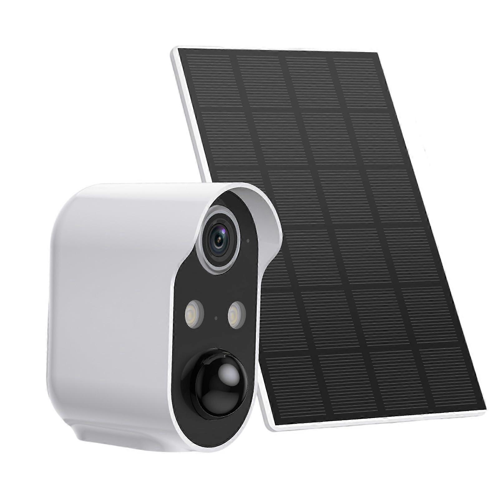1080p Security Camera with Intelligent Detection Night Views Two Way Sound IP65 Cloud Storage for Indoor Outdoor Use M7s Withsolar Panels Ref: 6972