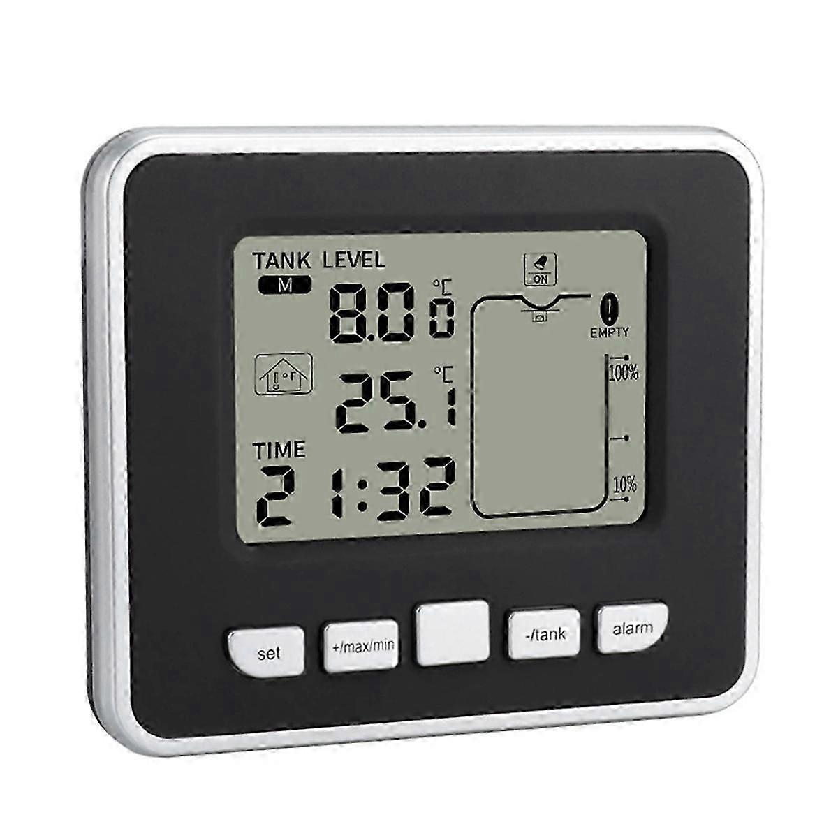 Ultrasonic Water Tank Liquid Level Meter with Temperature Sensor