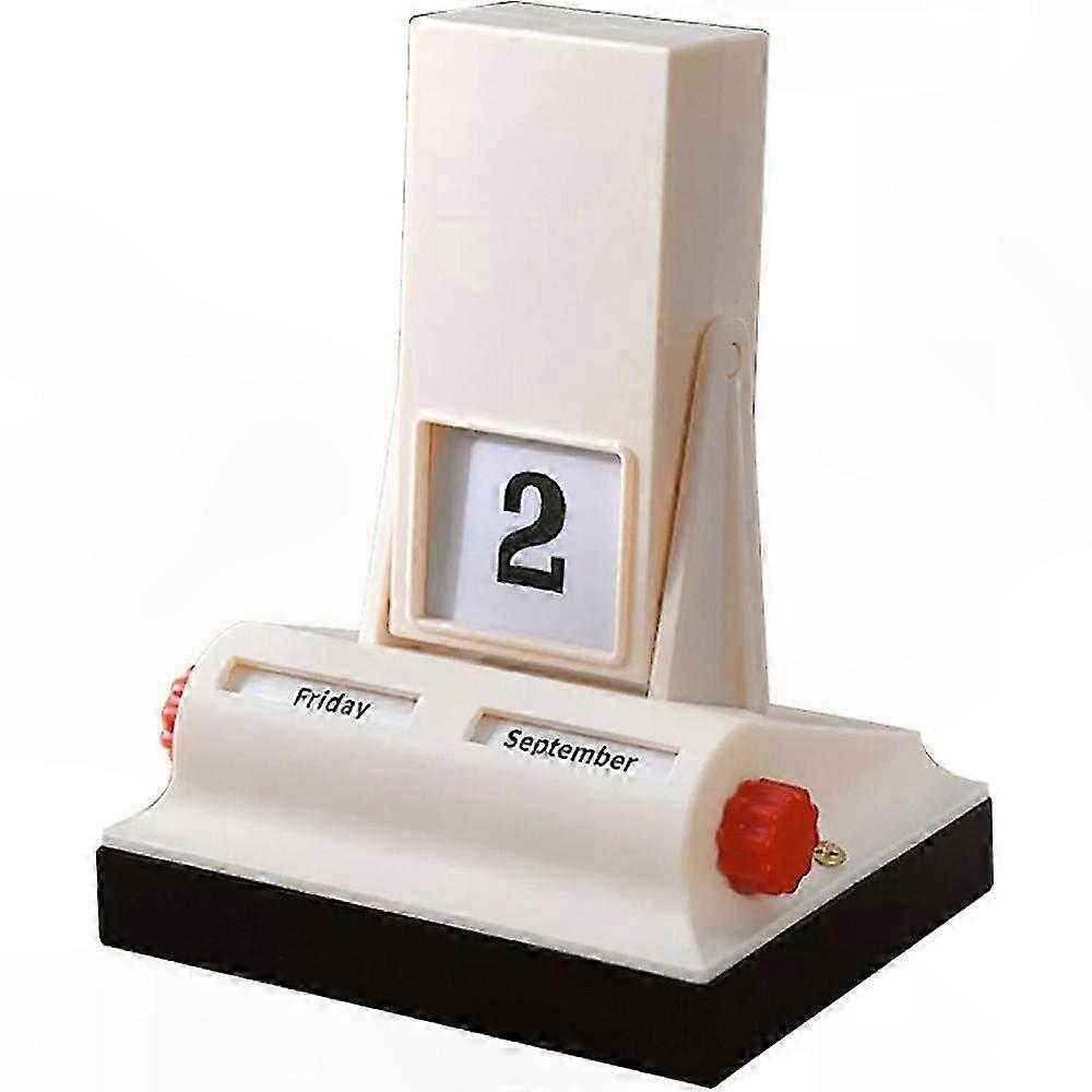 Classic Perpetual Desk Calendar with Flip Design for Home and Office Use