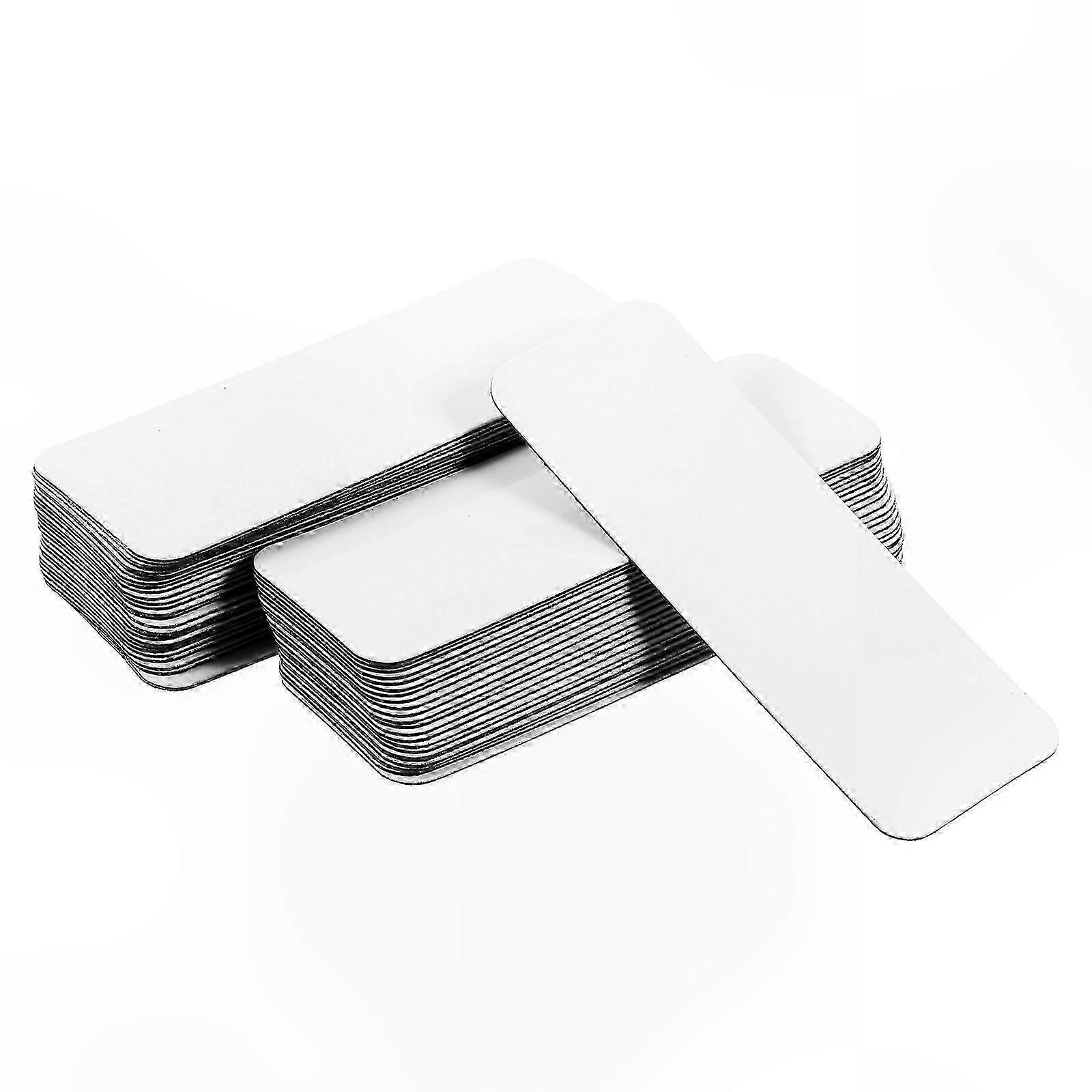 Reusable Dry Erase Labels, Magnetic Rectangular Tags, 54 Pieces for Office and Home Organization