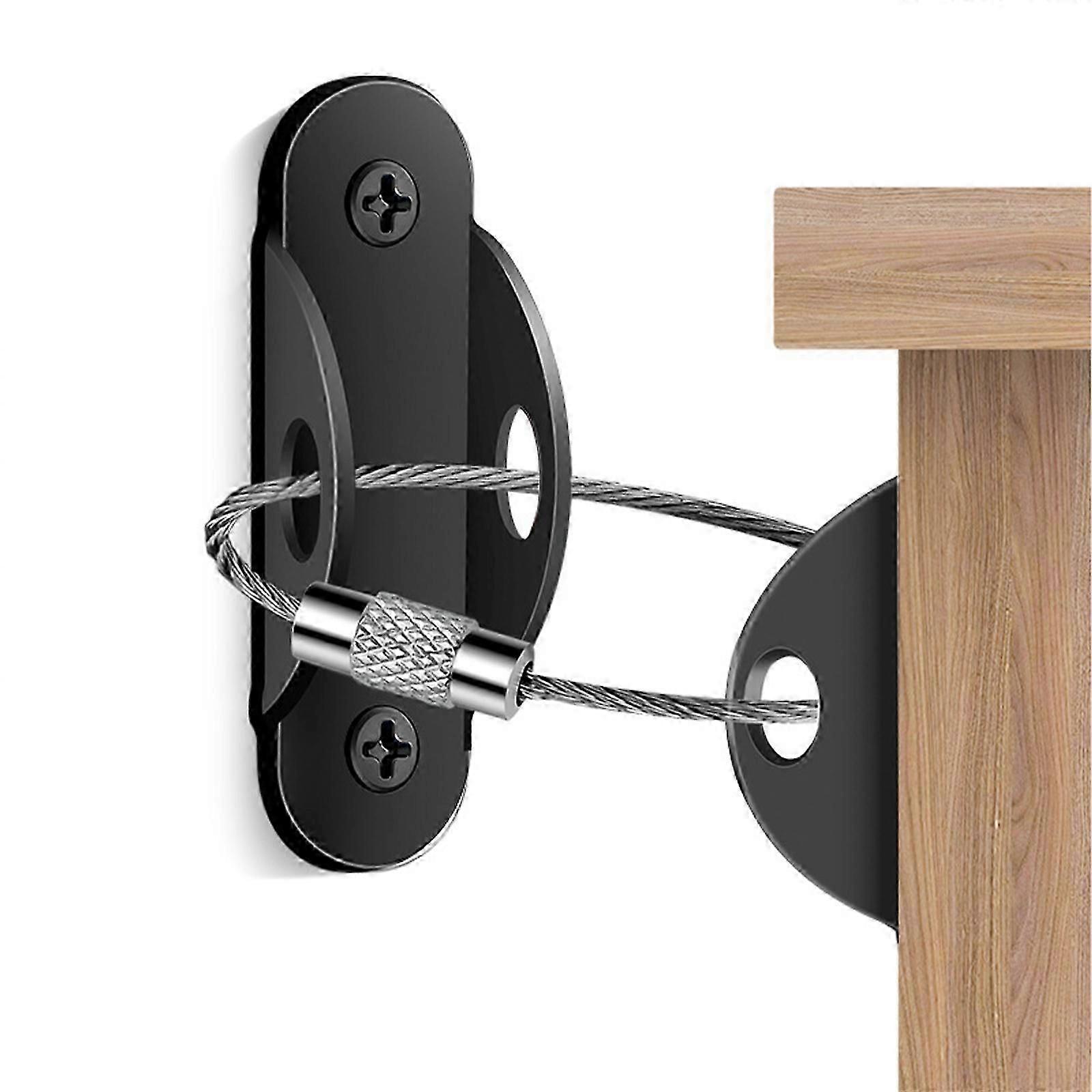 3pcs Furniture Anchors for Baby Proofing, Furniture Anchors, Wall Anchors for Furniture Prevent Falling Anti Tip Earthquake Straps for Child Baby Safe