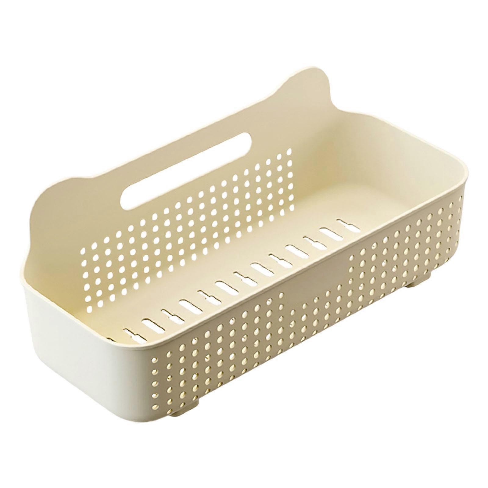 Multiple Tiers Bathroom Wall Rack Without Tool Needed Water Resistant Storage Solution for Cosmetics Kitchen  M