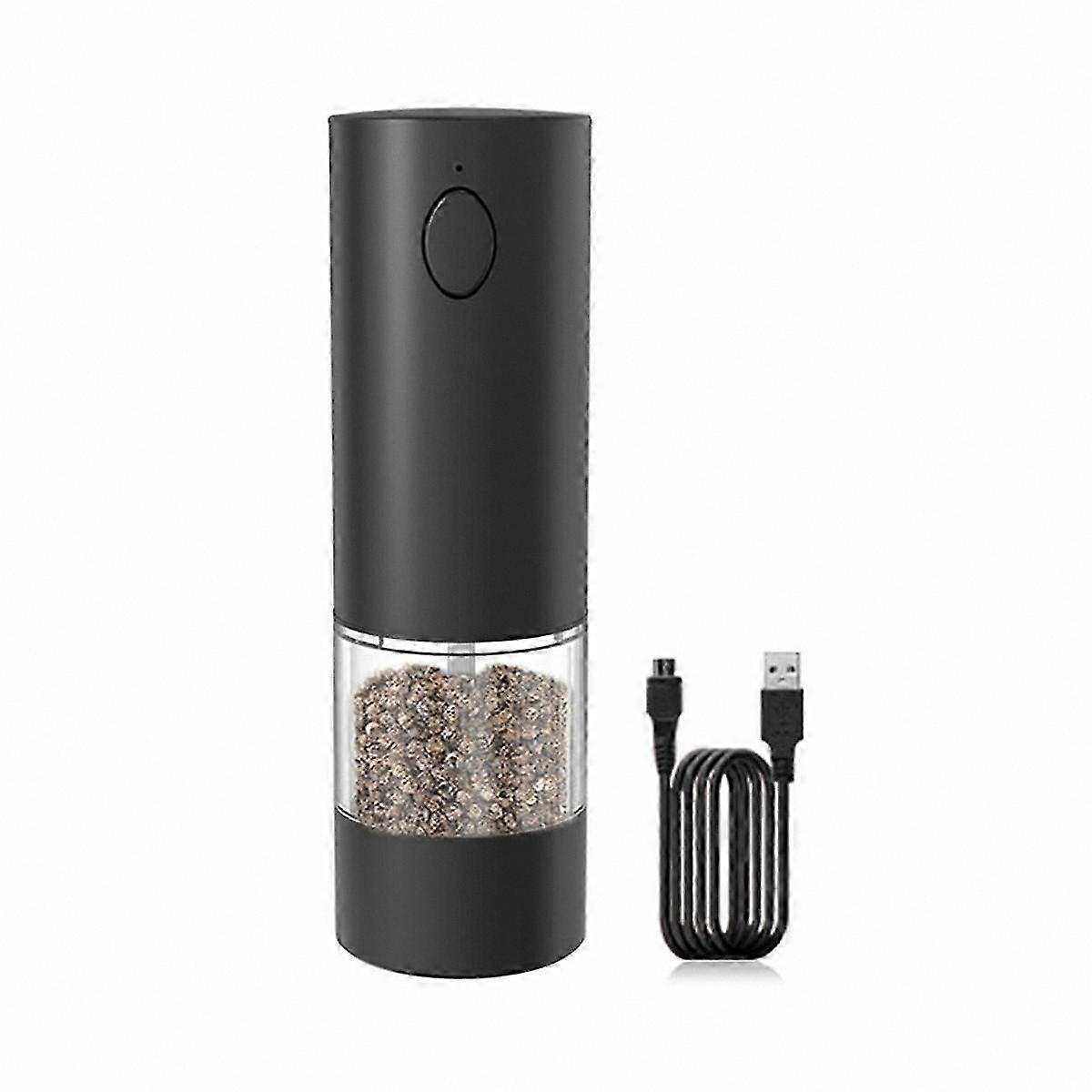 Adjustable LED Salt and Pepper Grinder Rechargeable Electric Mill with Coarseness Control