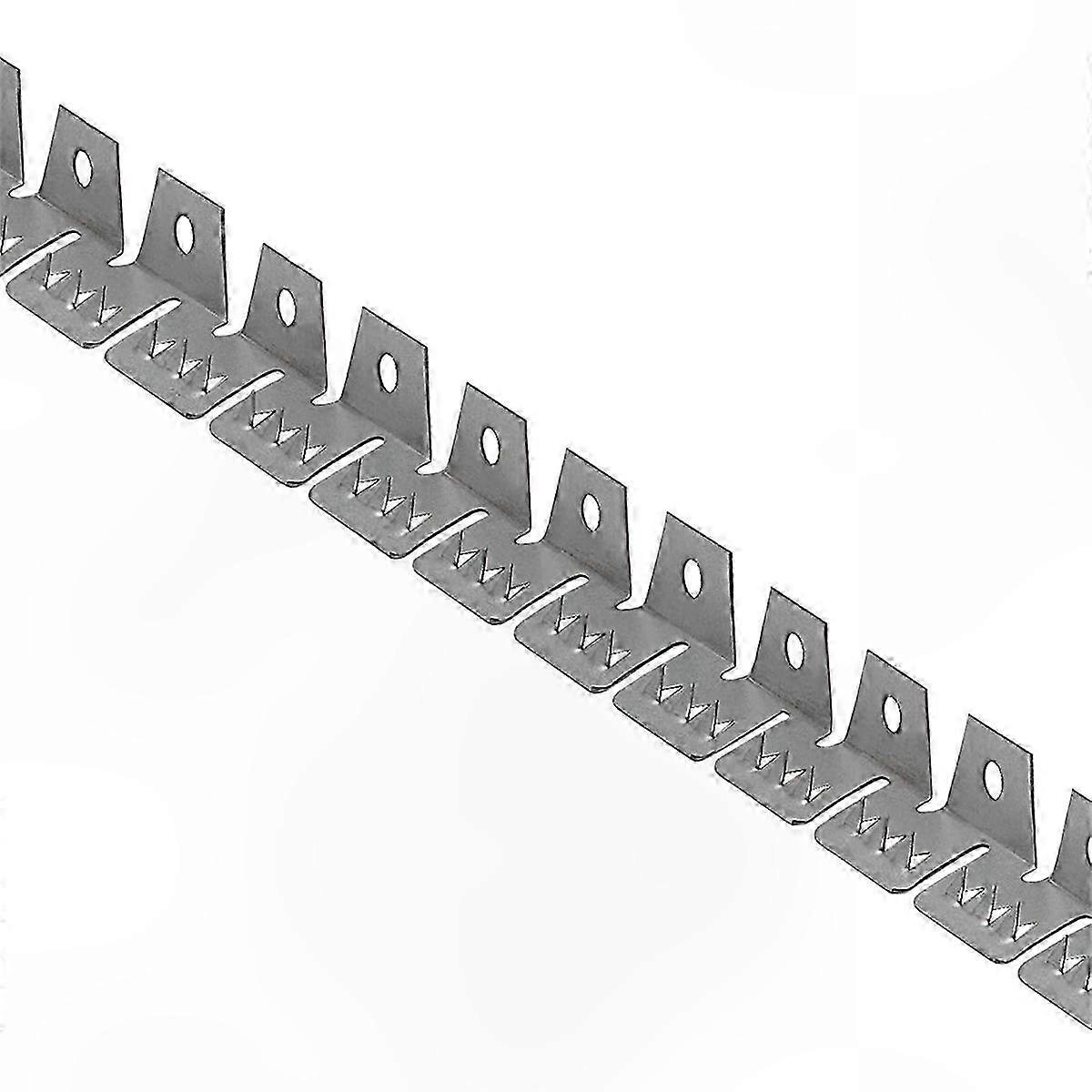 Three Tooth Upholstery Tack Strip for Furniture Edge Finishing on Curved Surfaces