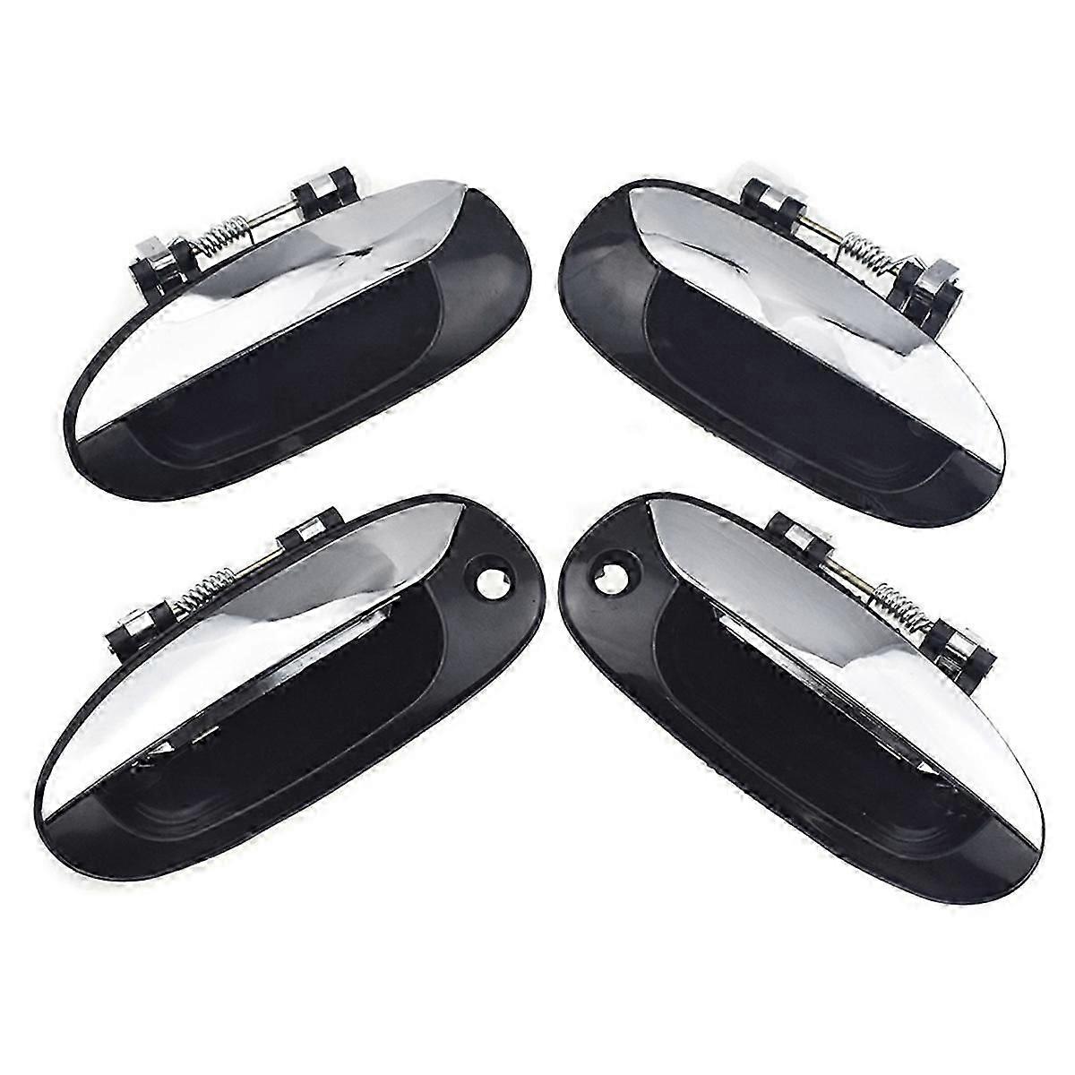 4 Pcs Front Rear Kit Car Door Handle for Kia Carens 2002 - 2006