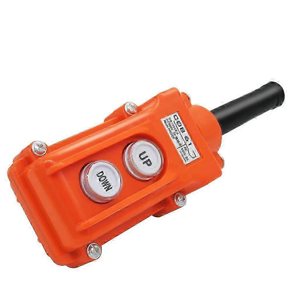 2025 Latest Model Rain Proof Up-Down Switch Control Station, Crane Pendant Hoist Push But