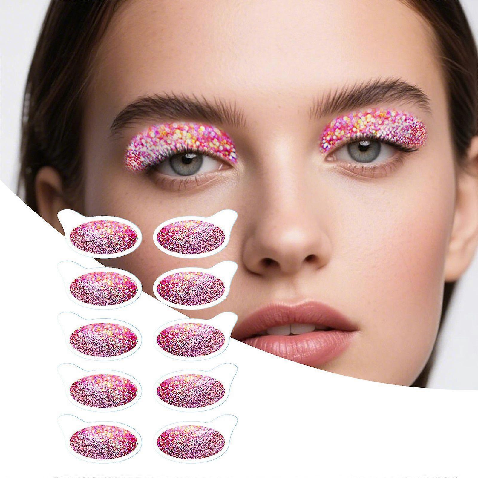 Chromatic Eye Shadow Tattoos Stickers Waterproof Sweat-Proof 24-Hour Wear Hyper-Realistic Color-Shifting Decals For Instant Couture Eye Looks FYLE88