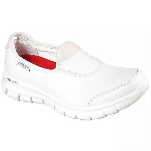 Skechers Womens Sure Track Slip Resistant Slip On Work Shoe