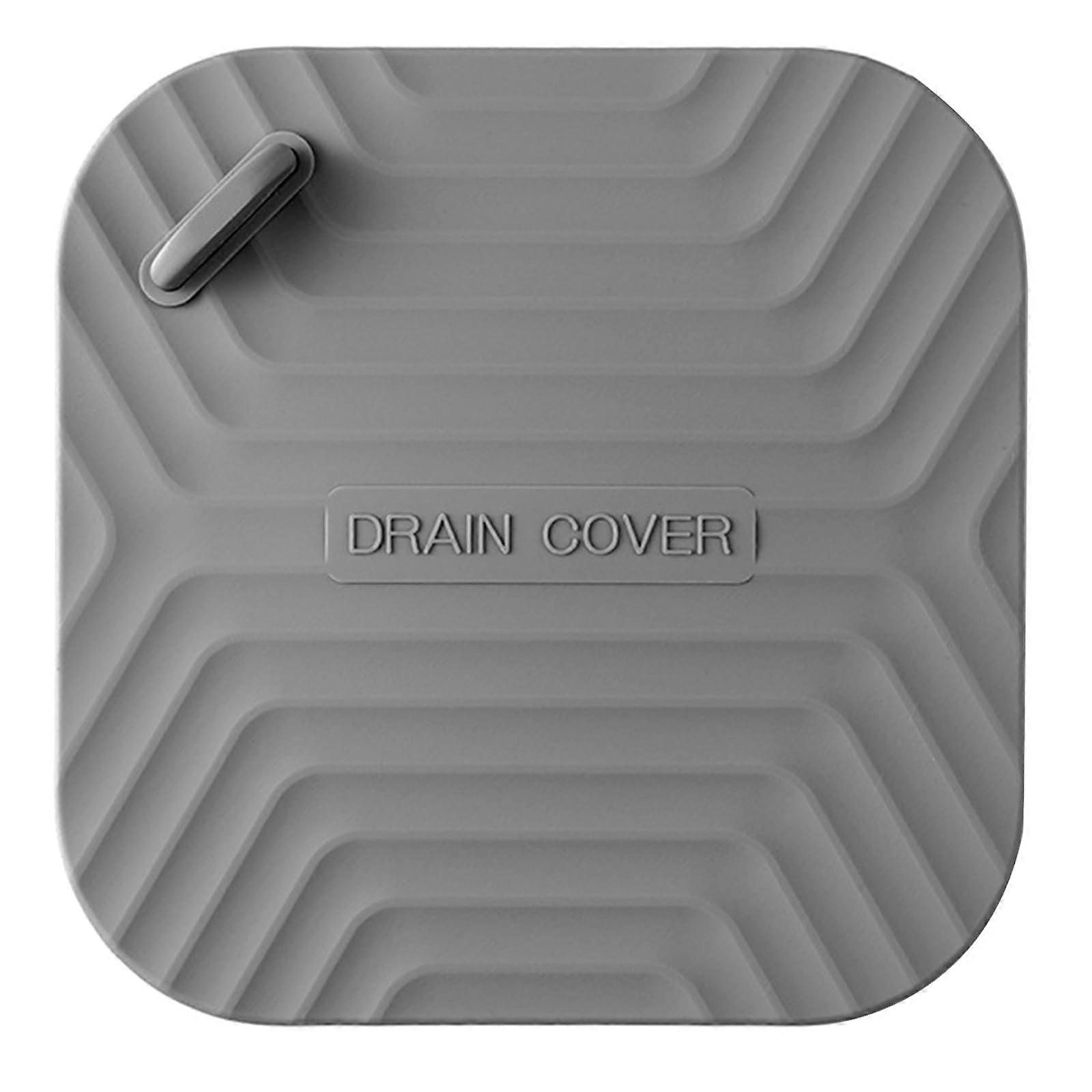Square Floor Drain With Handle Silicone Drain Stopper For Bathroom Kitchen Laundry