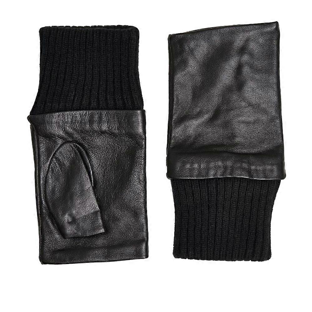 Urban Classics Herre Halv Finger Syntetisk Læder Handsker