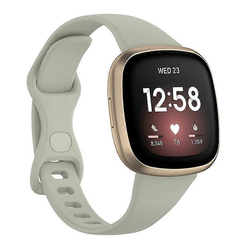 For Fitbit Versa 3/Fitbit Sense Replacement Watch Band Soft TPU Adjustable Wrist Strap,Size L