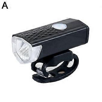 Bicycle Headlight Bike Front Light Flashlight Mountain BikeUSB Rechargeable Lamp Flash Cycling Taillight Waterproof