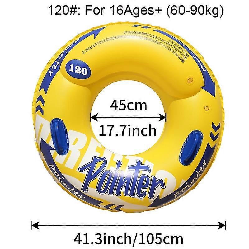 Dubbel ballong uppblåsbar simring，strandleksaker Poolfloater för vuxna, simma innerslang för pool