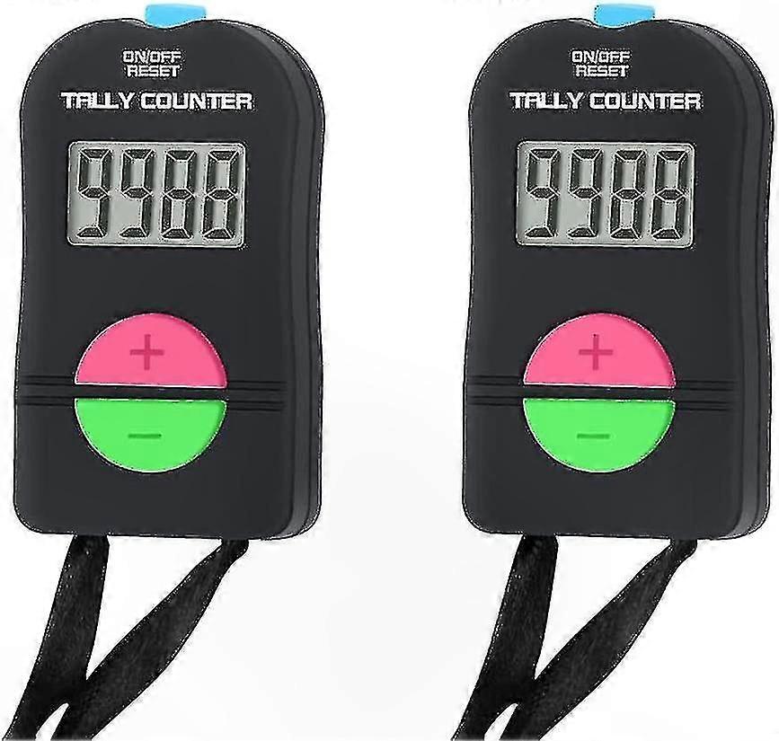 2-Pack Digital Clicker Counter for Manual Counting in Golf and Sports Activities